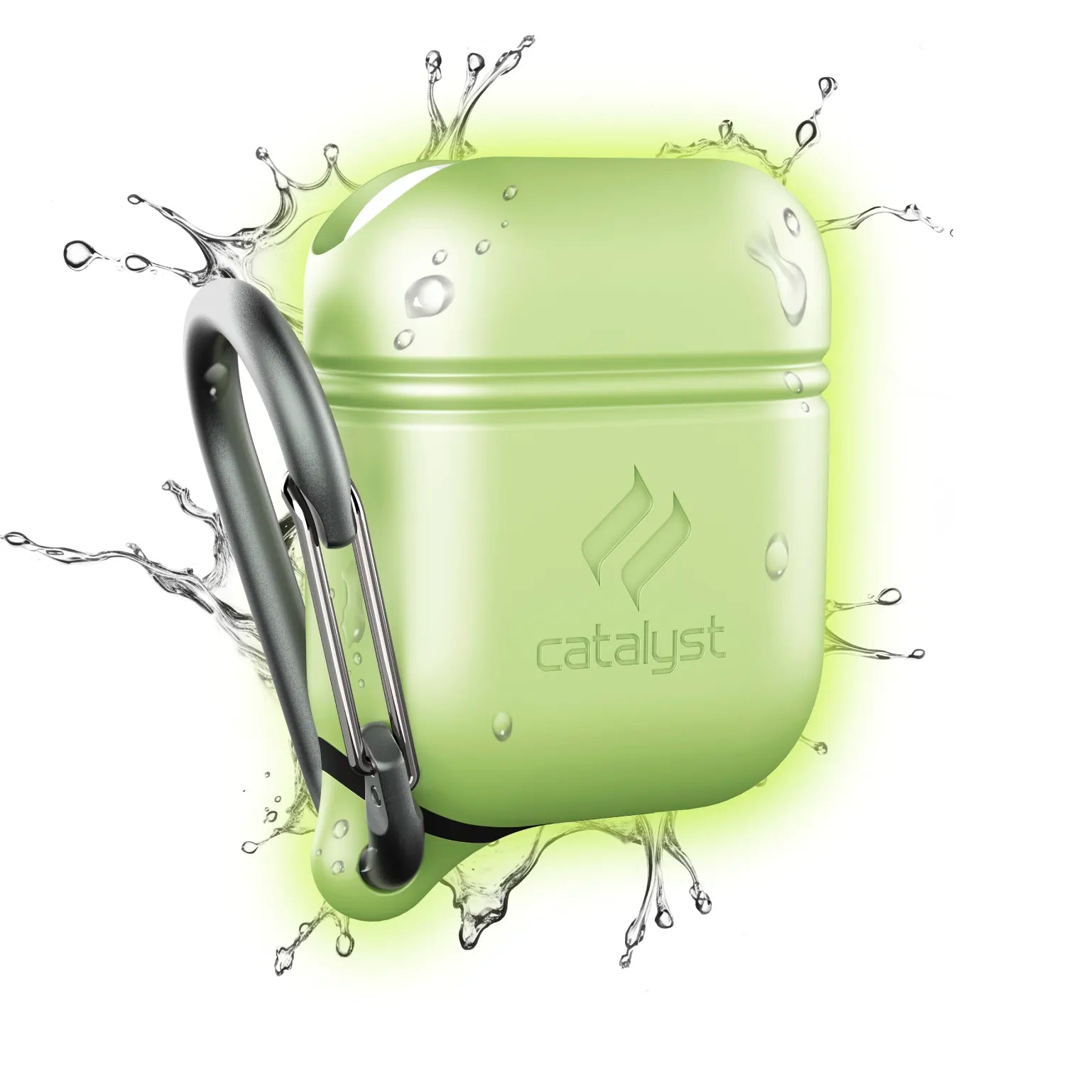 AirPods (Gen 2/1) - Waterproof Case + Carabiner