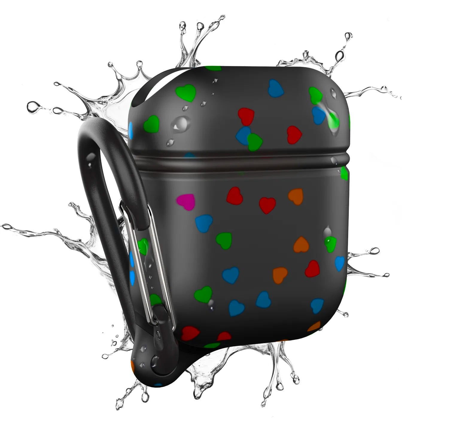 AirPods (Gen 2/1) - Waterproof Case + Carabiner
