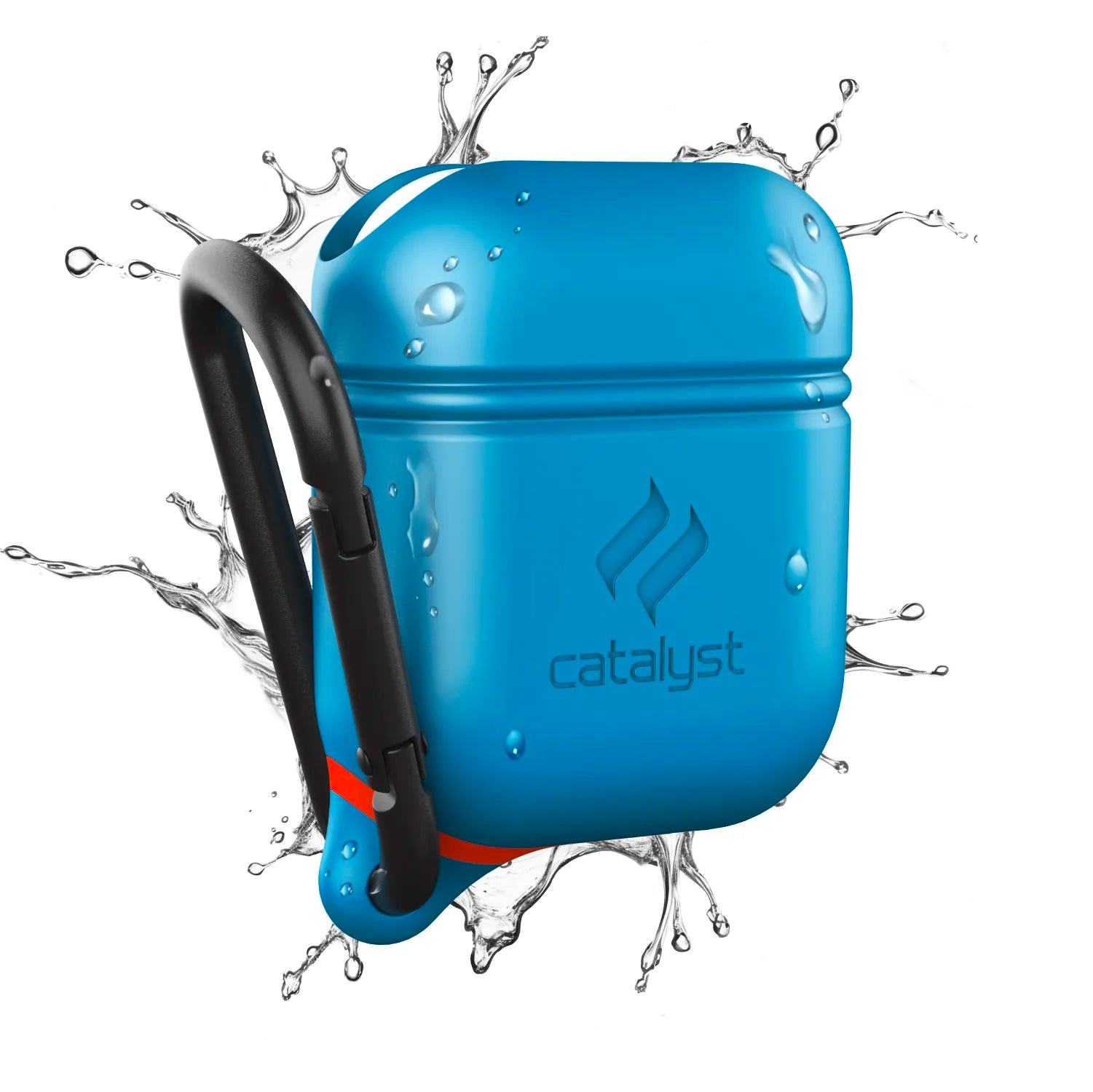 AirPods (Gen 2/1) - Waterproof Case + Carabiner