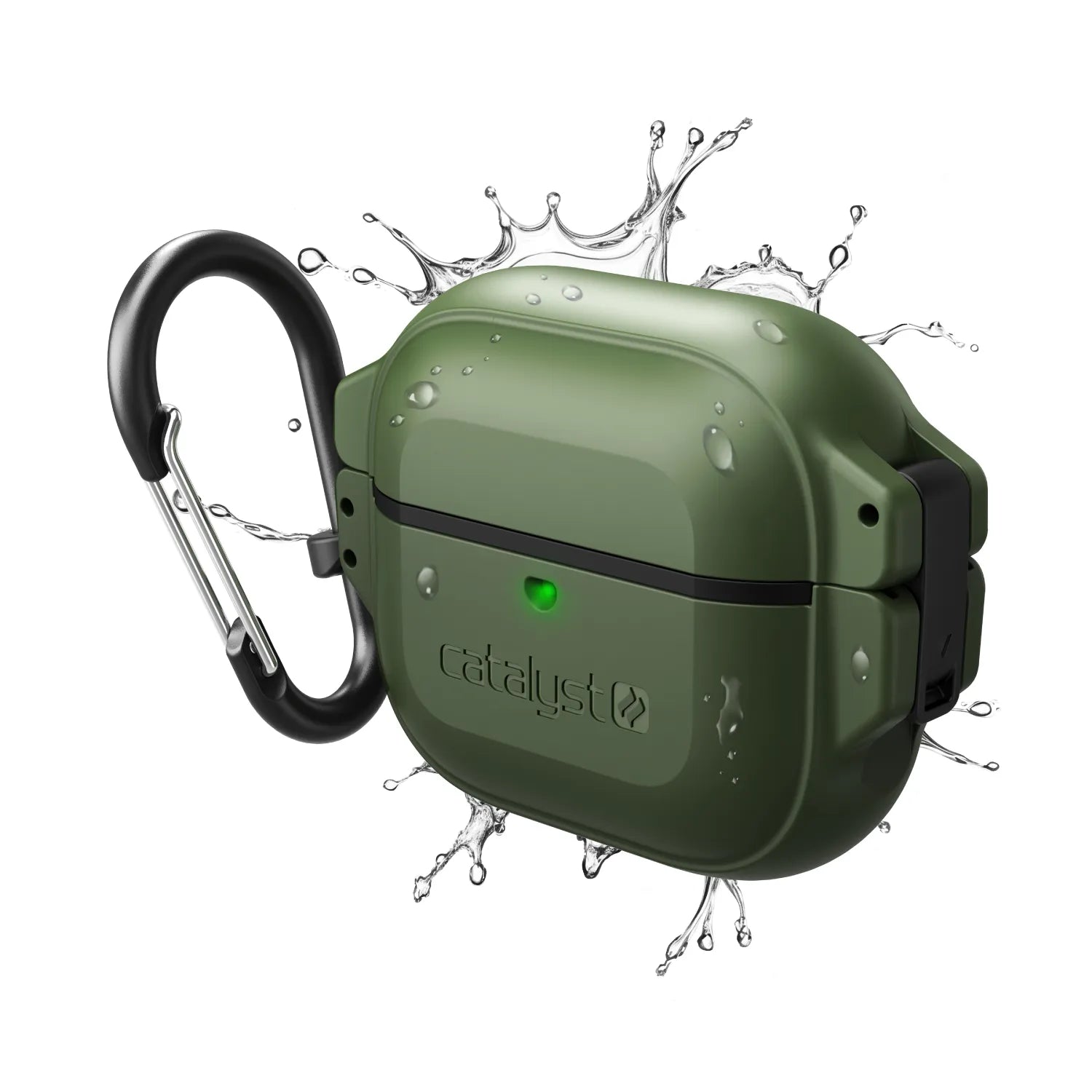 AirPods (Gen 3) - 330ft Waterproof Total Protection Case + Carabiner