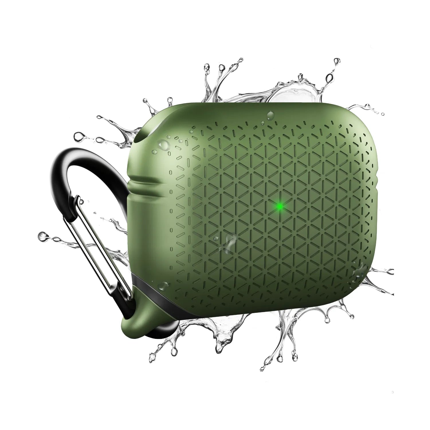 AirPods Pro (Gen 2/1) - Waterproof Case + Carabiner
