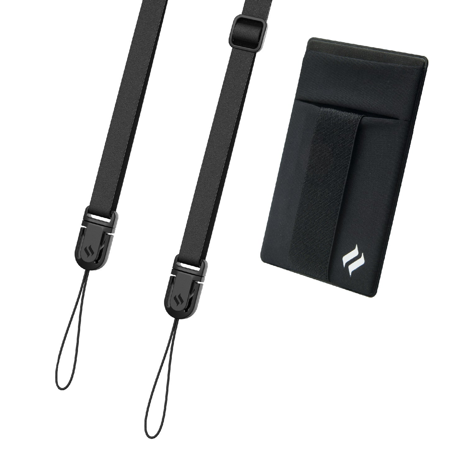 Catalyst stick on wallet and shoulder strap bundle