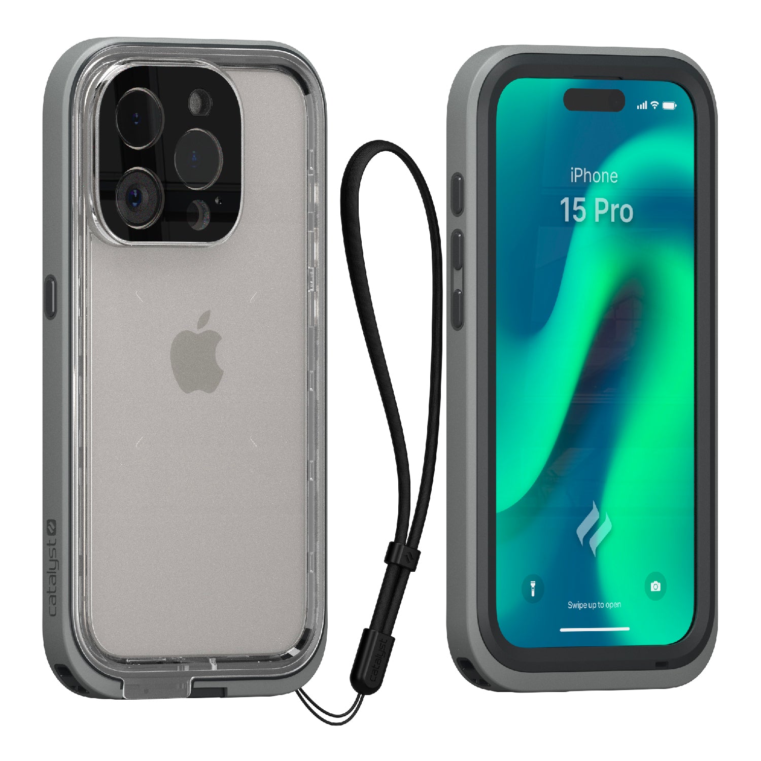 Tech Accessories - Aluminum Silver Case for iPhone 15 Pro