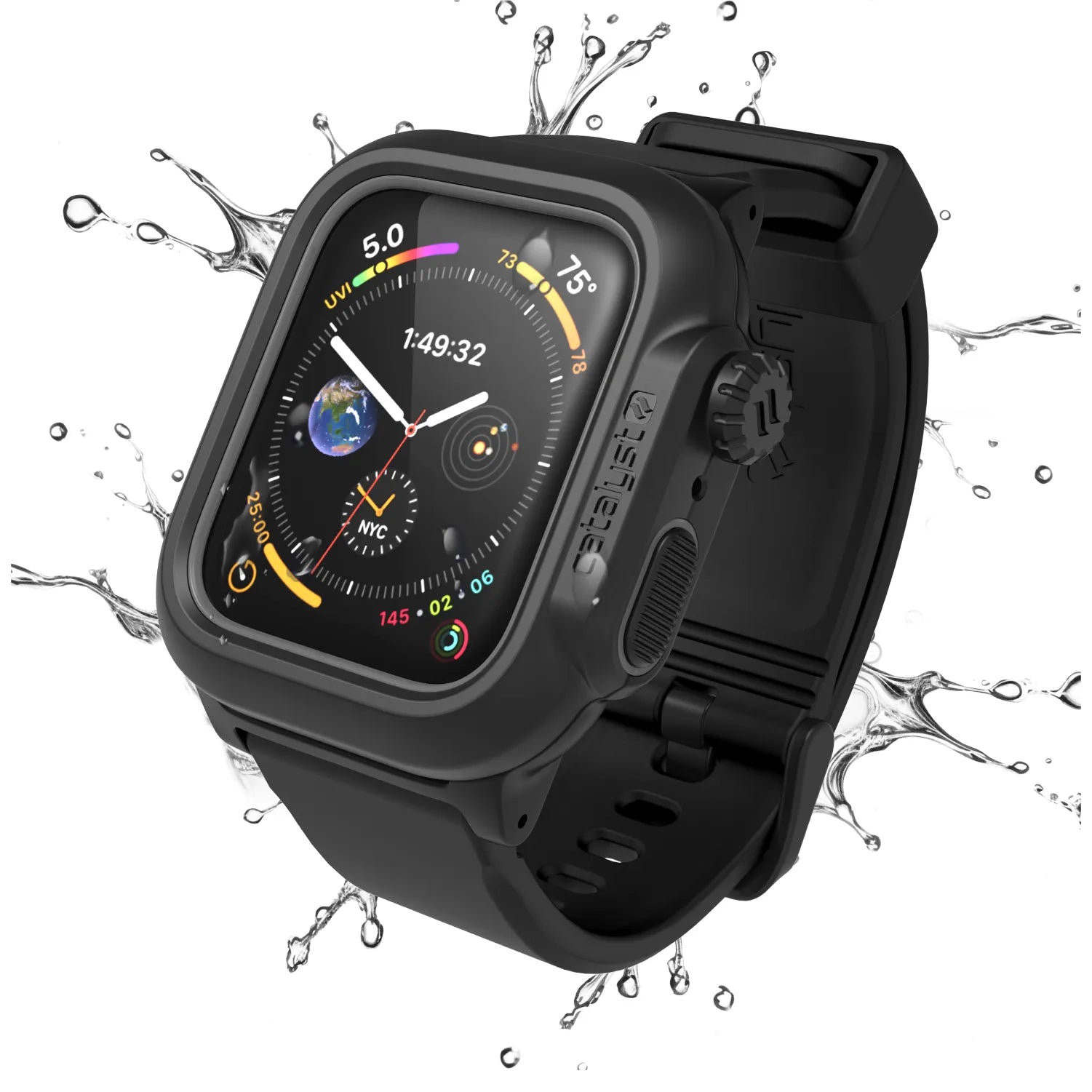 44mm - 100M Waterproof Case + Band for Apple Watch Series 6/5/4/SE (Gen 2/1)