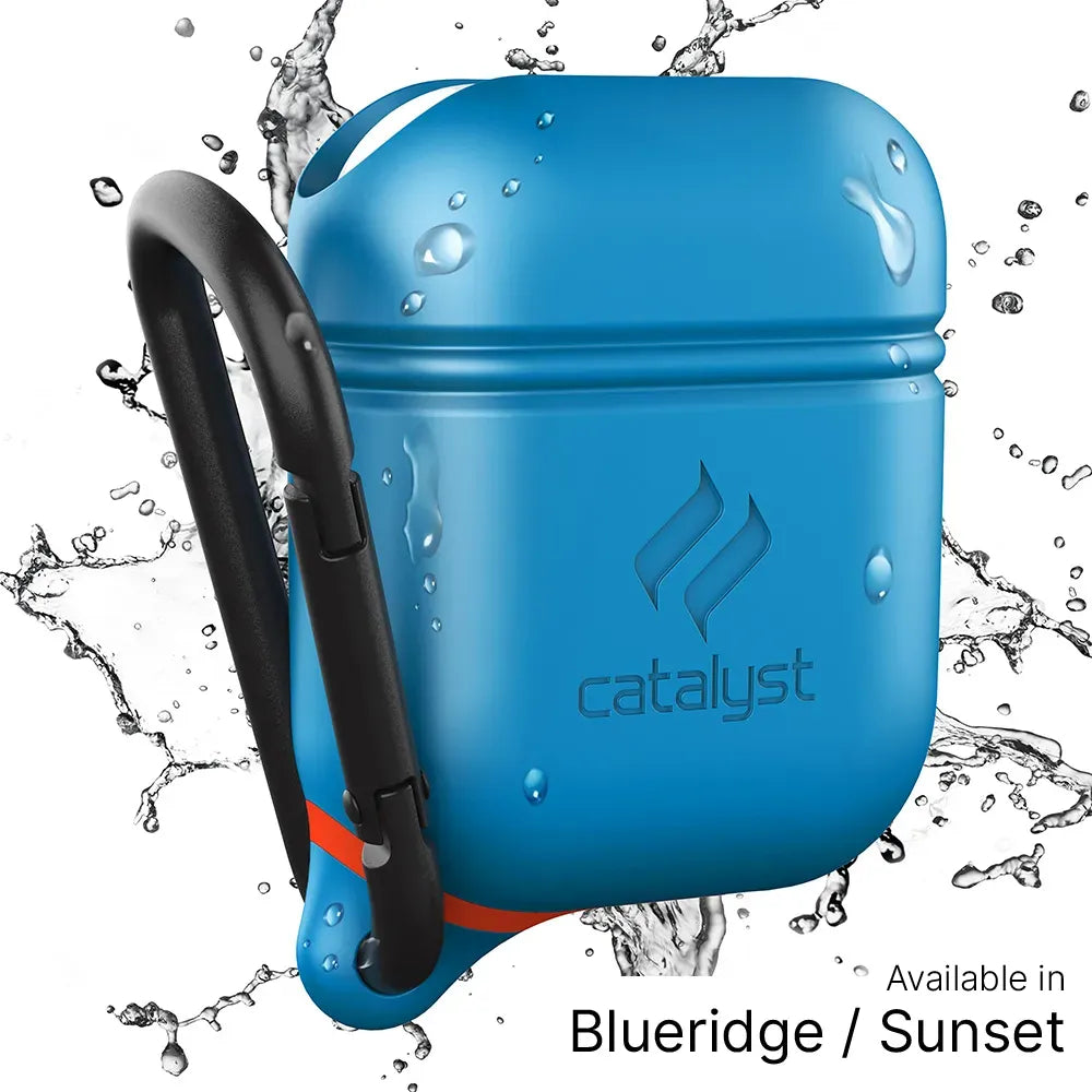 AirPods (Gen 2/1) - Waterproof Case + Carabiner