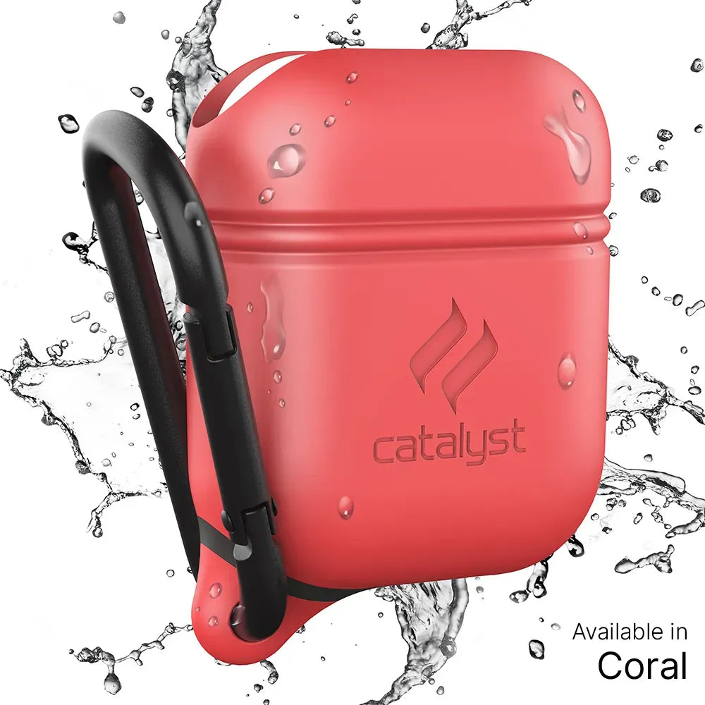 AirPods (Gen 2/1) - Waterproof Case + Carabiner