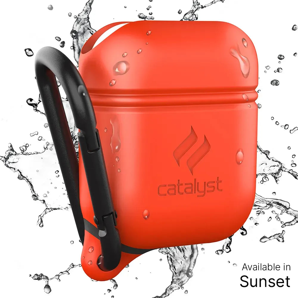 AirPods (Gen 2/1) - Waterproof Case + Carabiner