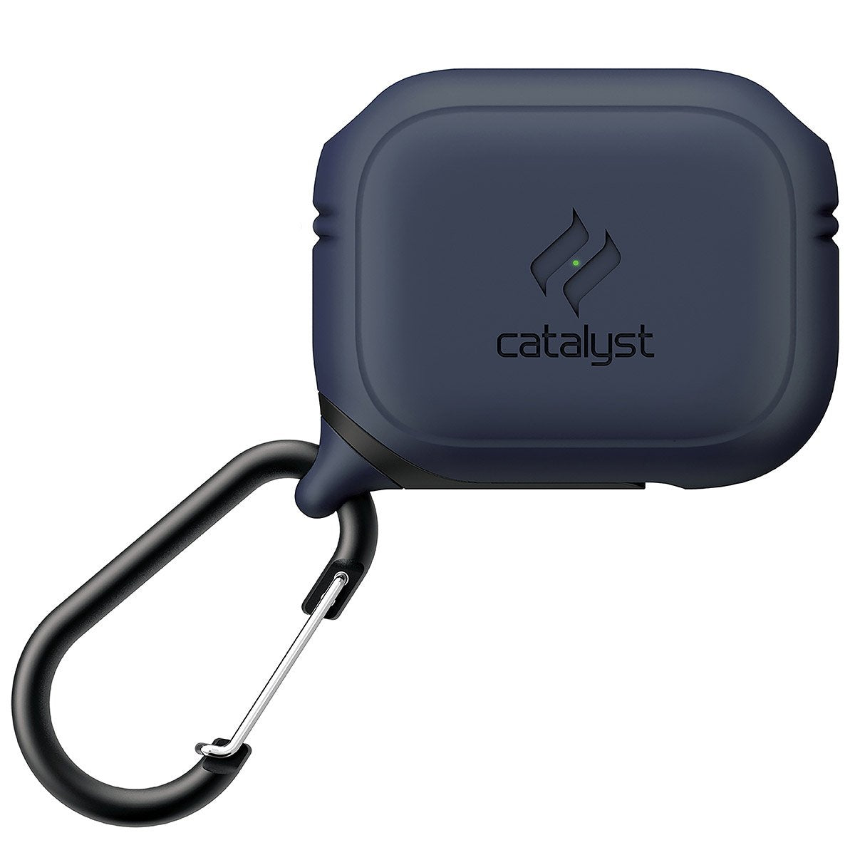 CATAPDPRONAV | catalyst airpods pro gen 2 1 waterproof case carabiner midnight blue front view