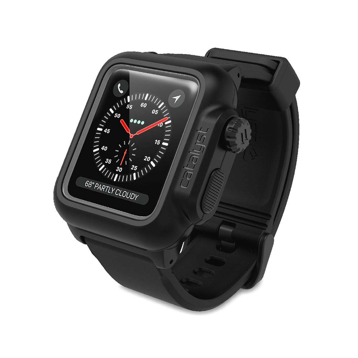 catalyst apple watch series 3 42mm waterproof case band showing catalyst waterproof case itself