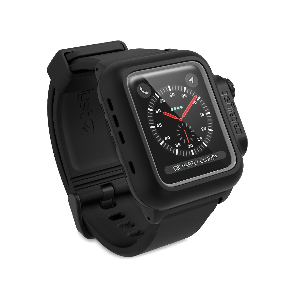 catalyst apple watch series 3 42mm waterproof case band showing catalyst waterproof case itself