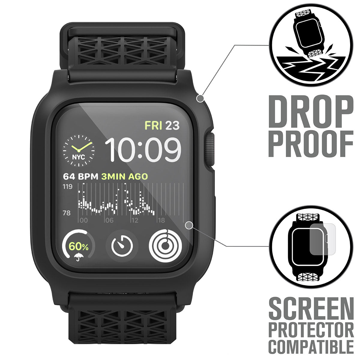 Buy Impact Protection Case for Apple Watch Series SE, 6, 5, & 4 by Catalyst®