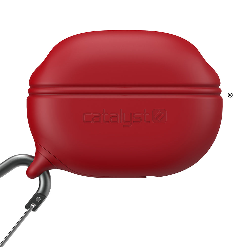 catalyst beats studio buds beats studio buds plus waterproof case carabiner red product itself