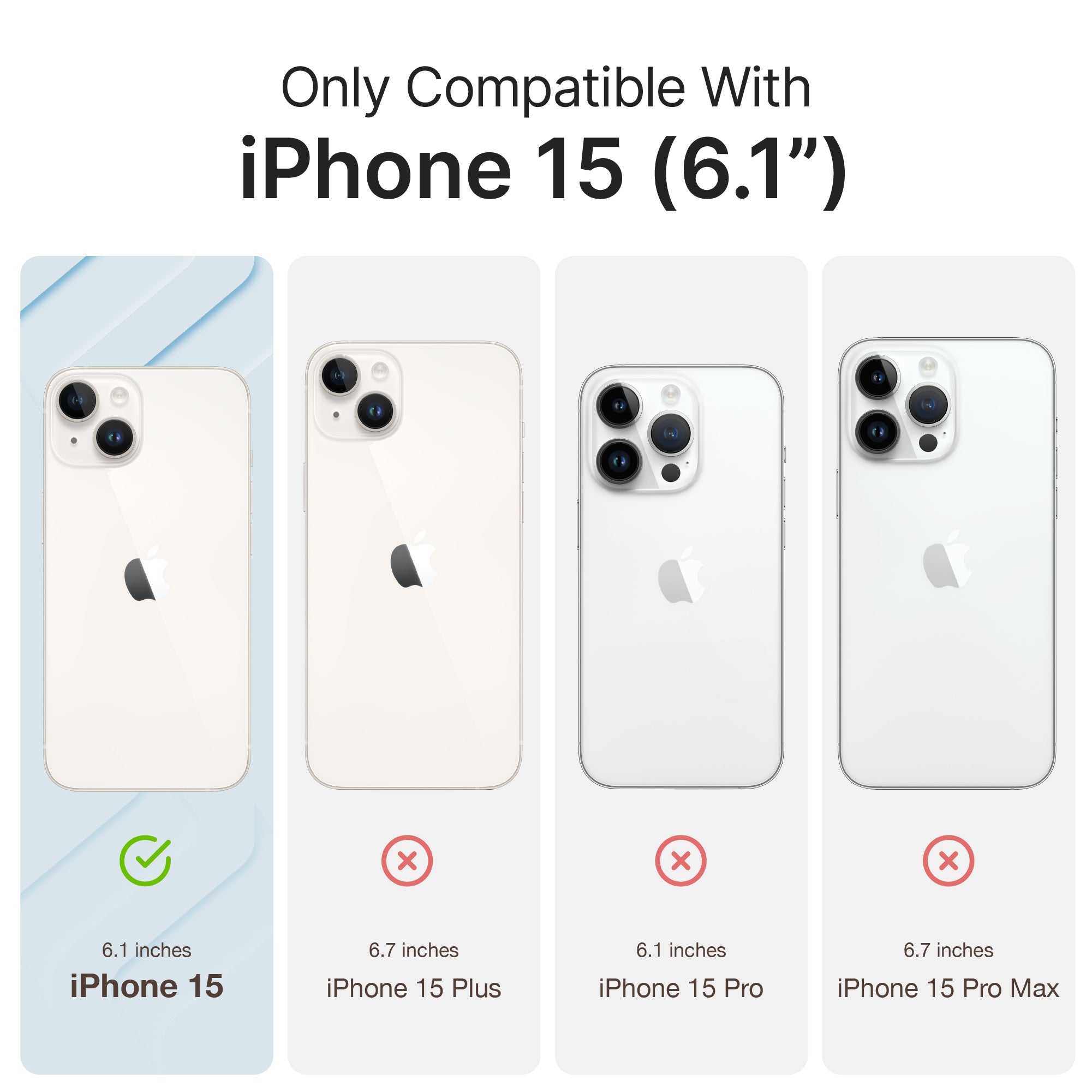 All the iPhone 15 models compared