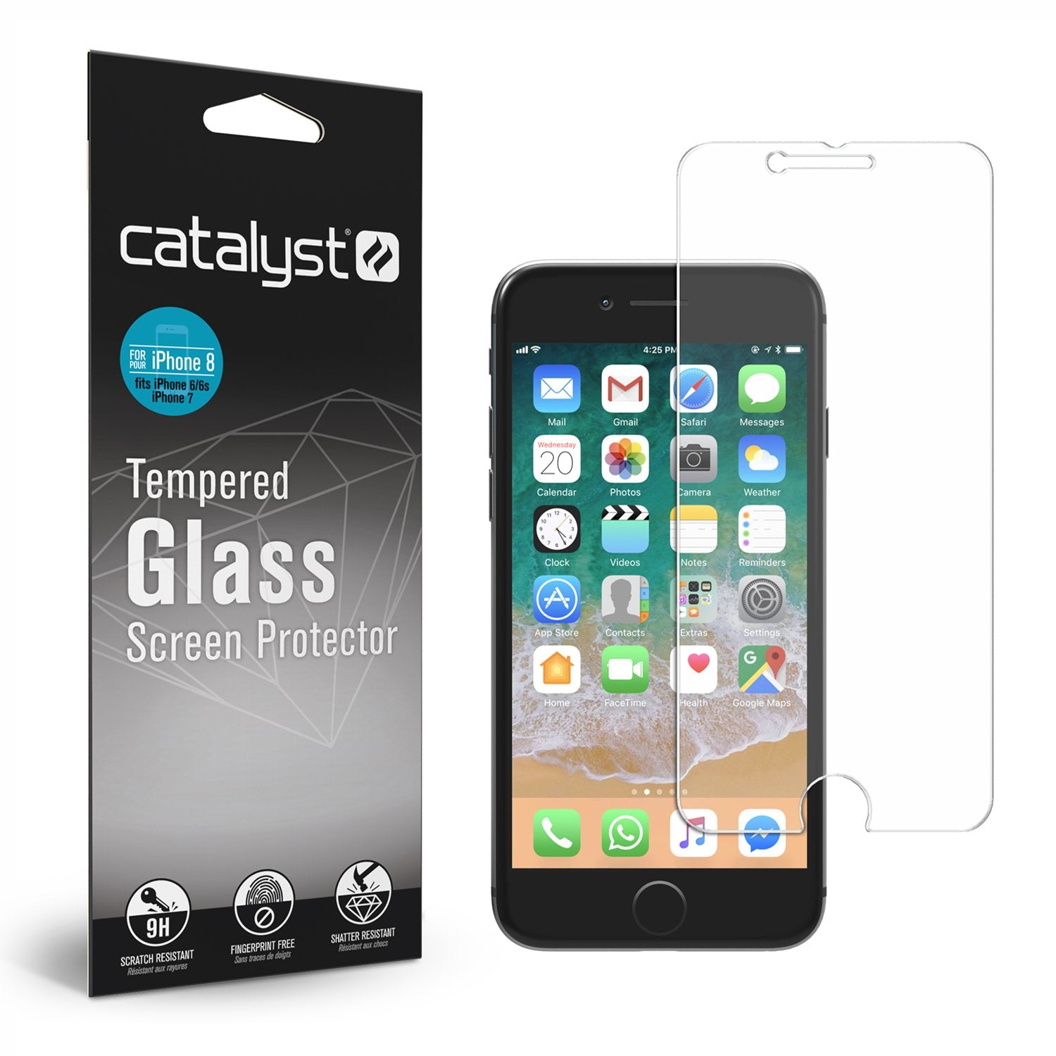 Tempered Glass Screen Protector for iPhone 8