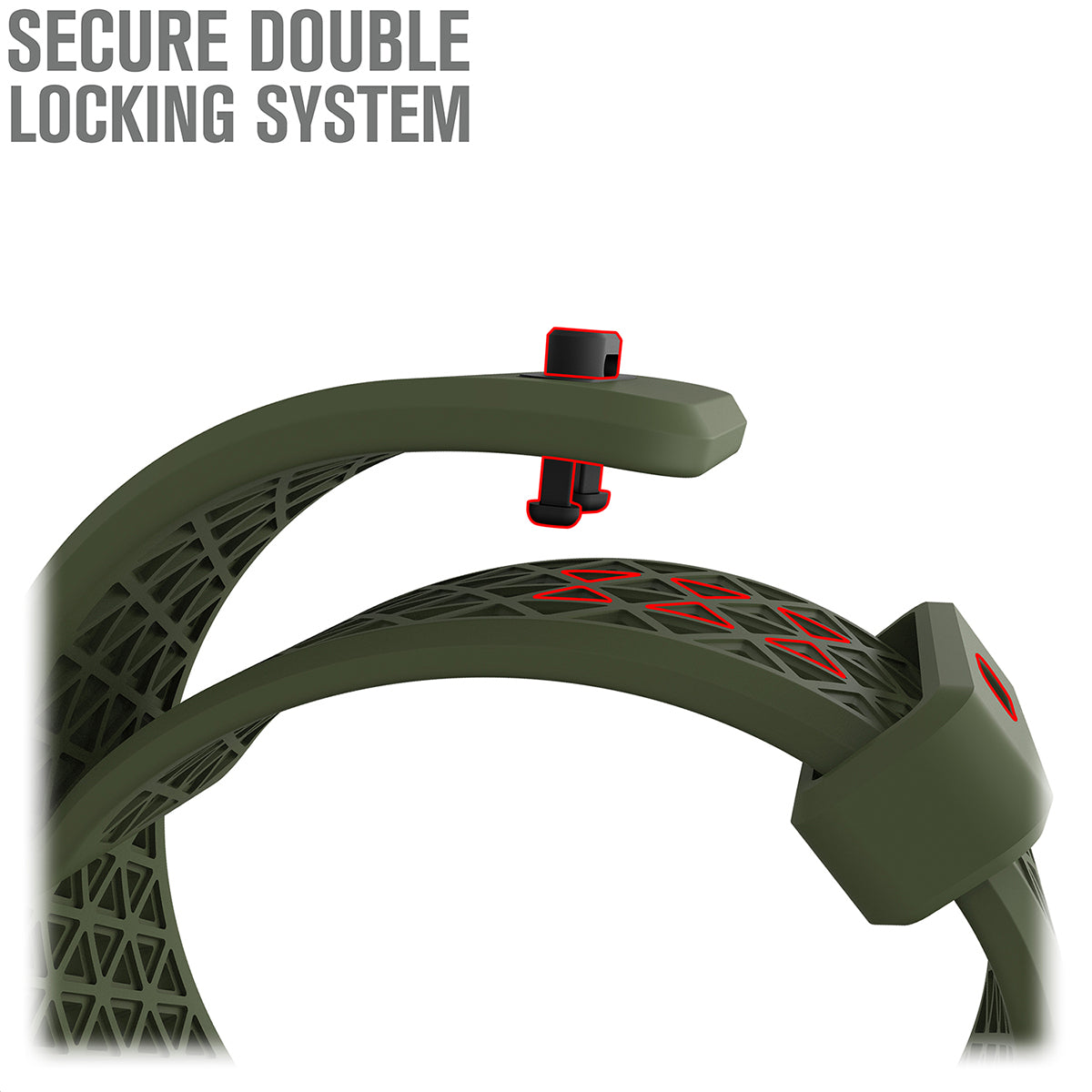 CAT22SBGRN | Sport Band for 38/40mm Catalyst Apple Watch Cases