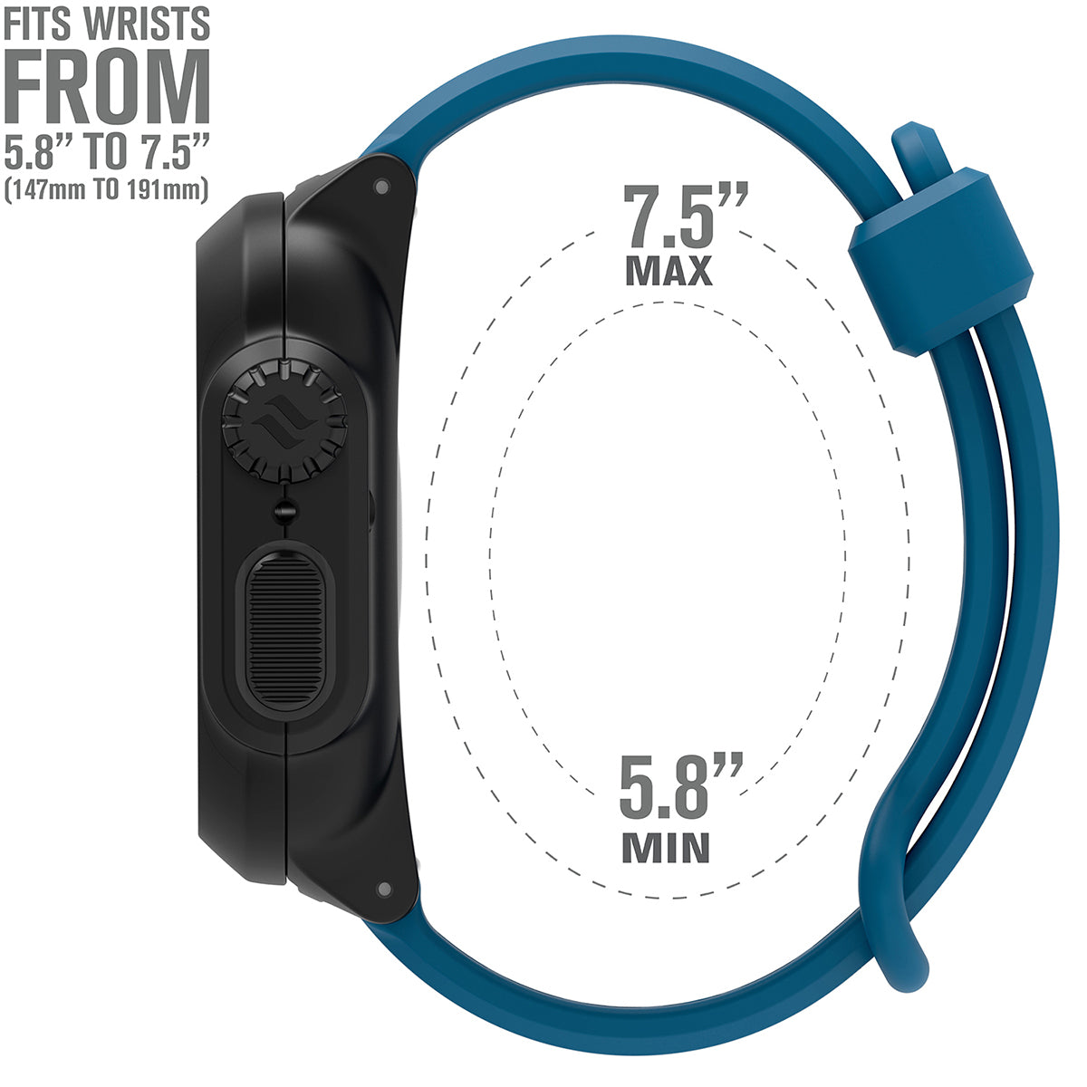 CAT22SBTBFC | Sport Band for 38/40mm Catalyst Apple Watch Cases