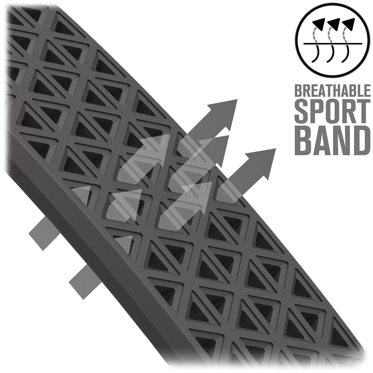 CAT22SBGRY | Sport Band for 38/40mm Catalyst Apple Watch Cases