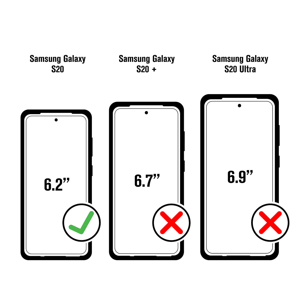 Samsung Galaxy S20 - Impact Protection Case