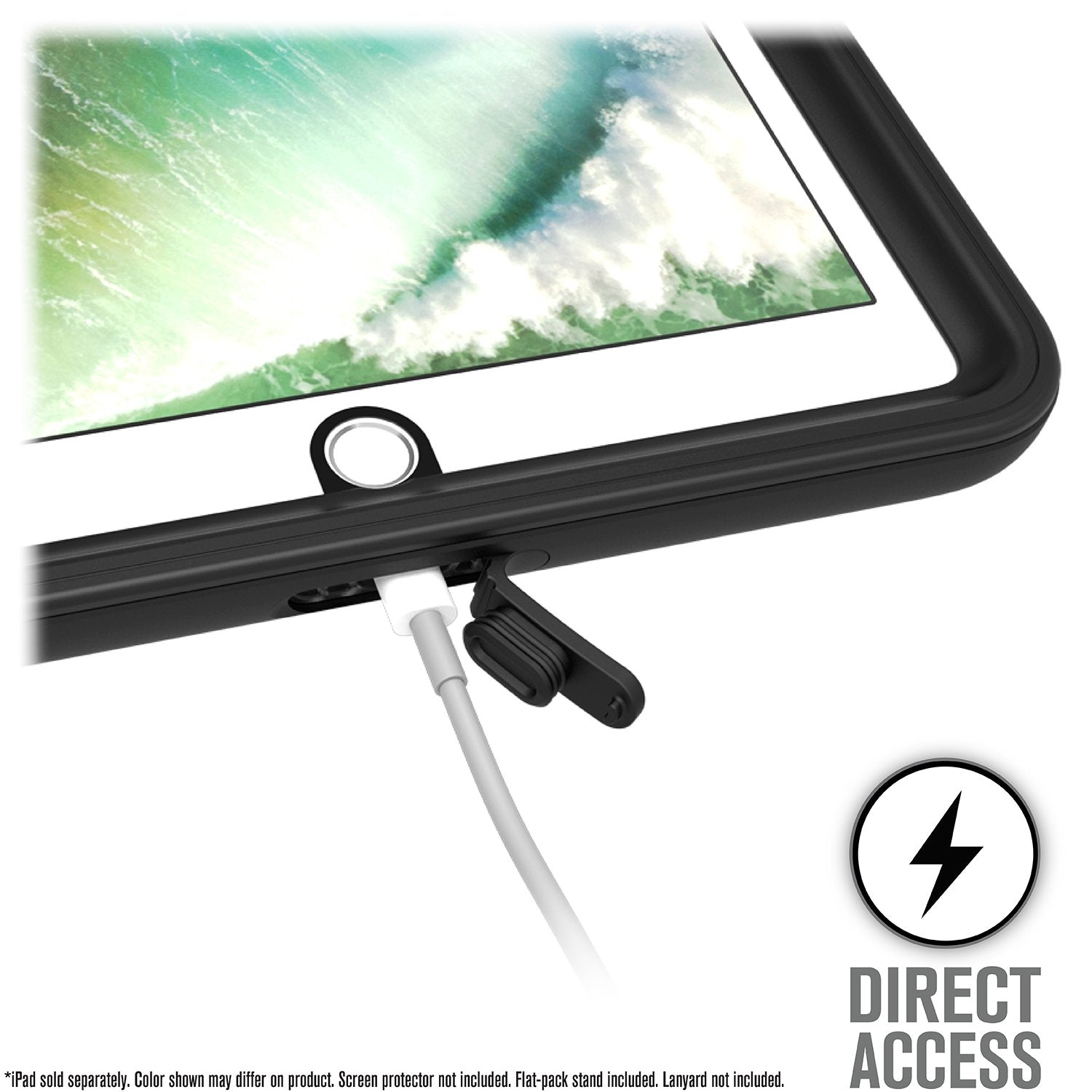 CATIPD5THBLK | WATERPROOF CASE FOR IPAD 9.7-INCH - 5TH & 6TH GEN (2017/2018)