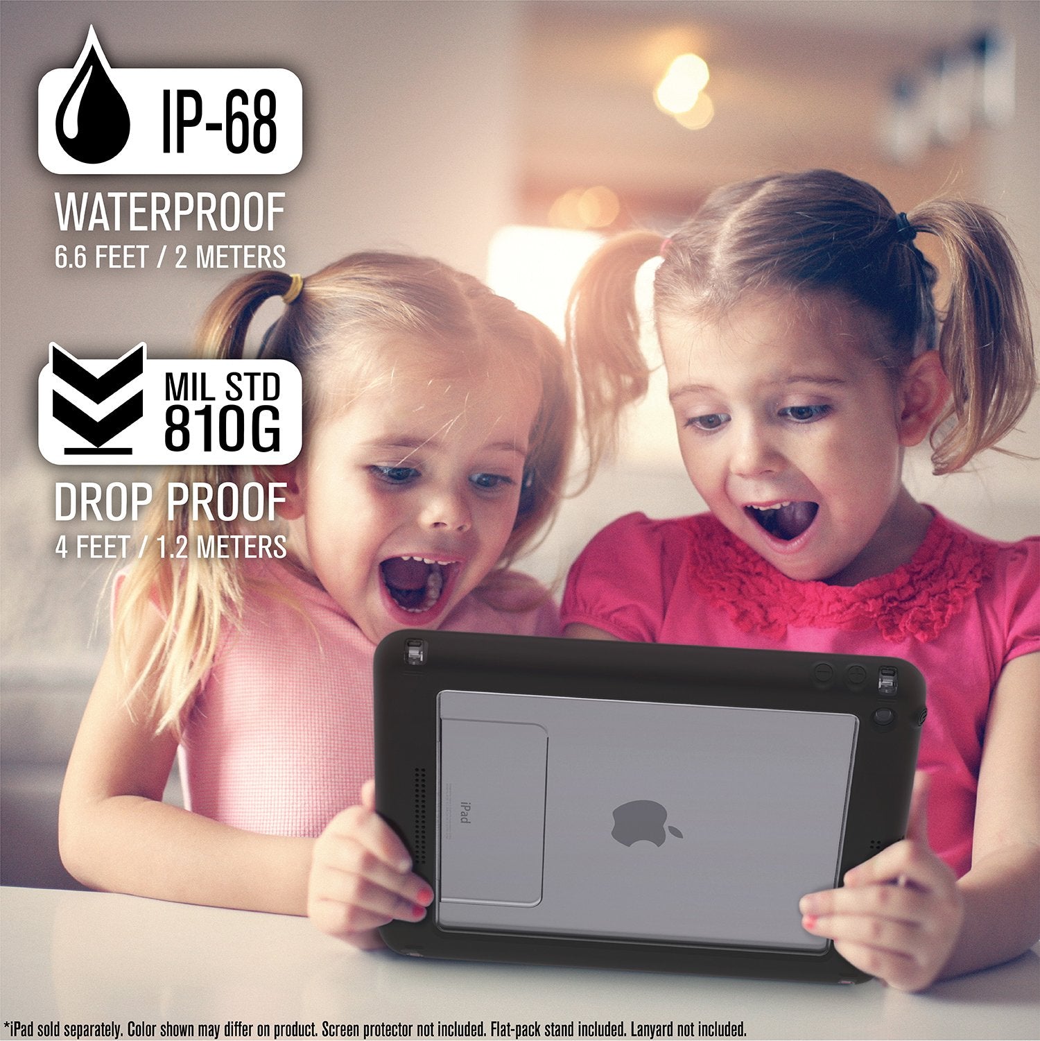 CATIPD5THBLK | WATERPROOF CASE FOR IPAD 9.7-INCH - 5TH & 6TH GEN (2017/2018)