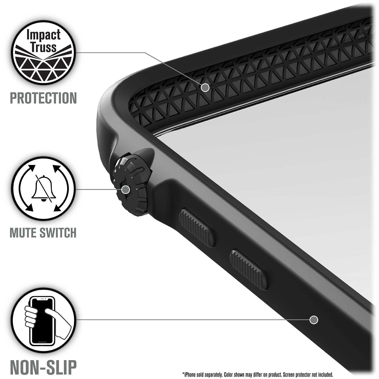 CATDRPHXBLKM-FBA | Impact Protection Case for iPhone XR