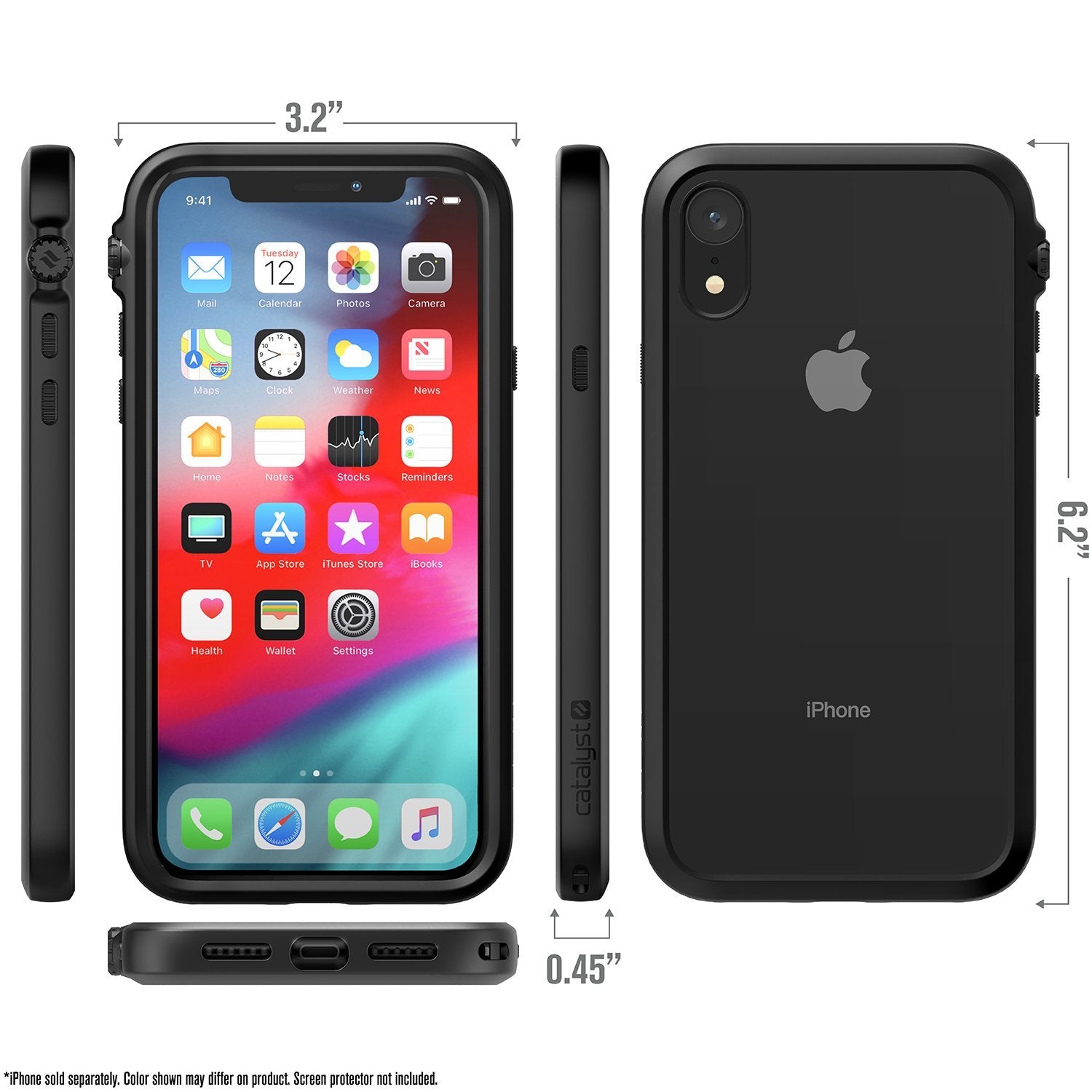 CATDRPHXBLKM-FBA | Impact Protection Case for iPhone XR