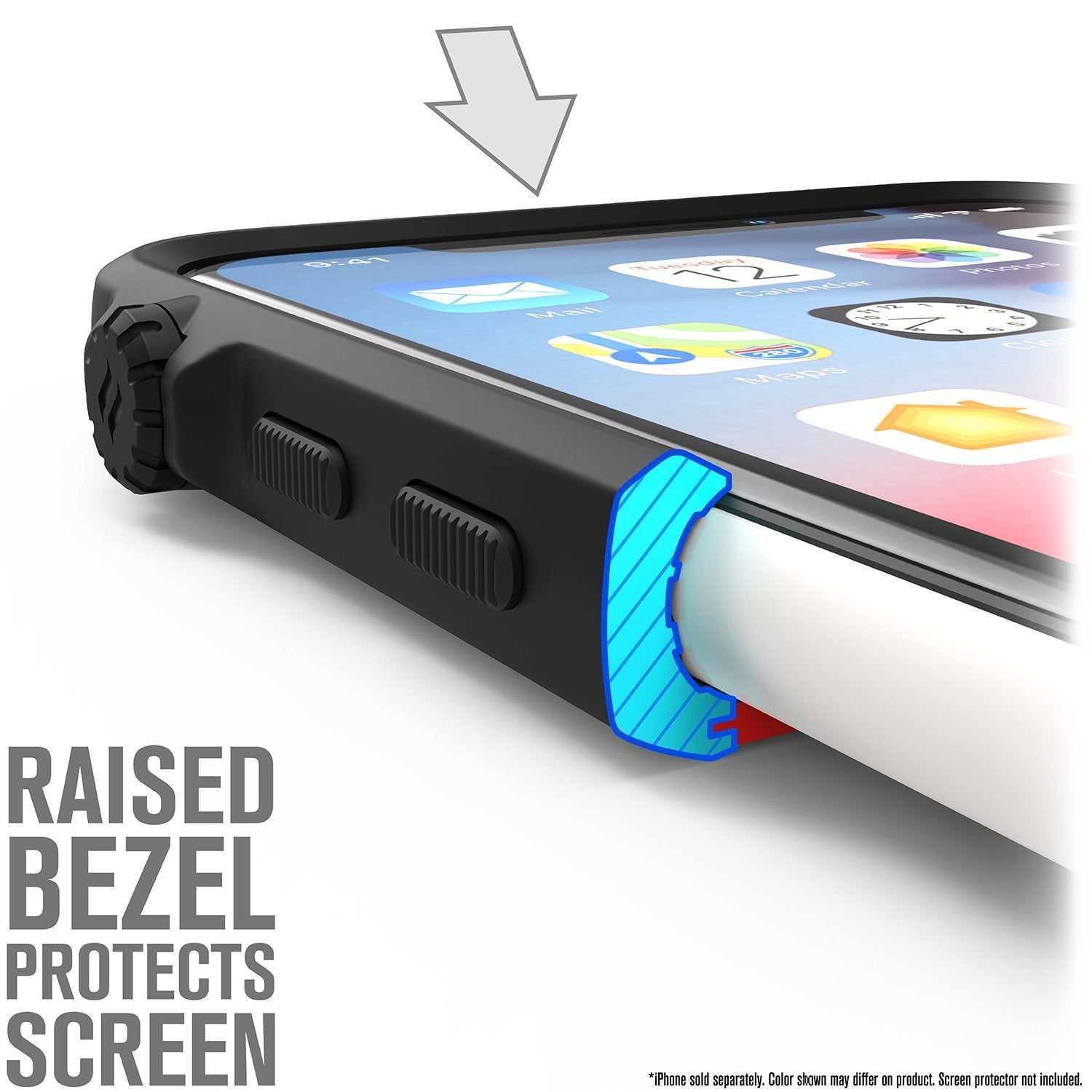 CATDRPHXBLKM-FBA | Impact Protection Case for iPhone XR