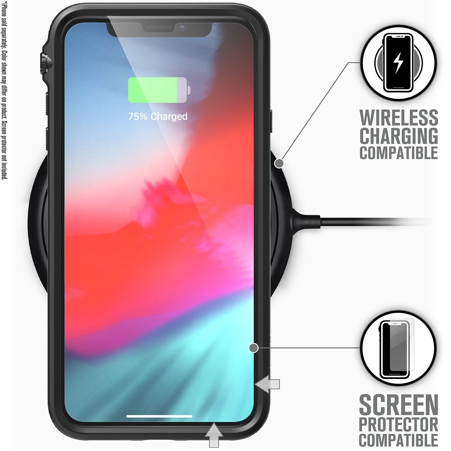 CATDRPHXBLKL-FBA | Impact Protection Case for iPhone Xs Max