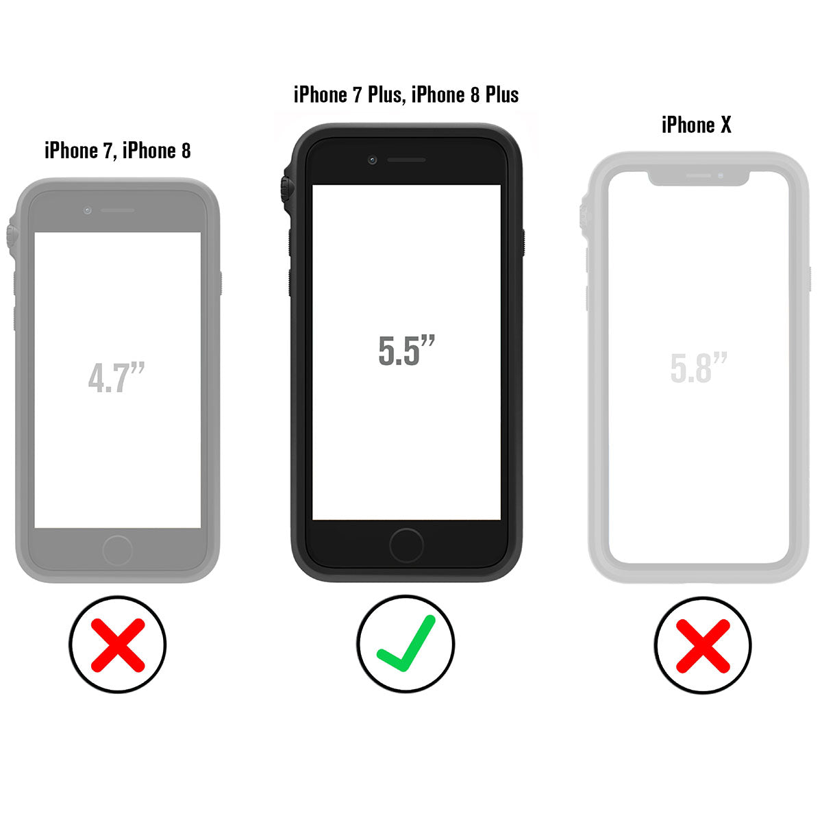 iPhone 8 Plus/7 Plus - Waterproof Case