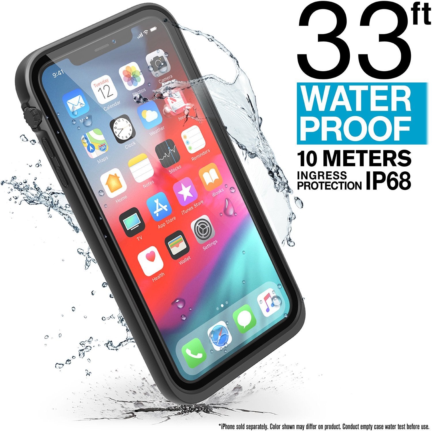CATIPHOXBLKL-FBA | Waterproof Case for iPhone Xs Max